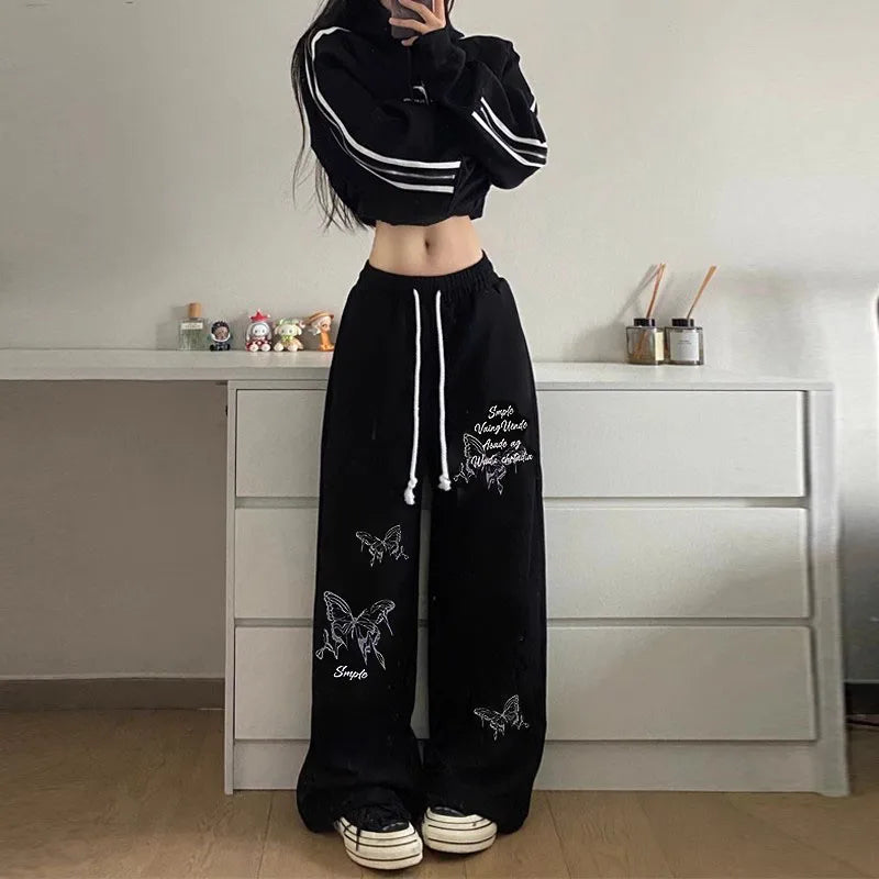 Women’s High-Waist Straight Pants  Slimming Wide-Leg Casual Work Pants