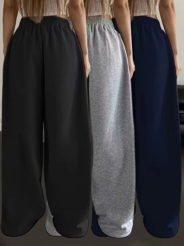 Unisex Oversized Jogger Sweatpants  Wide-Leg Drawstring Casual Pants