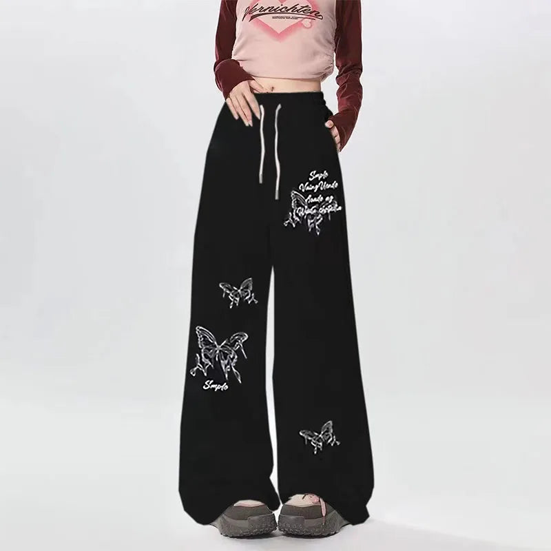 Women’s High-Waist Straight Pants  Slimming Wide-Leg Casual Work Pants