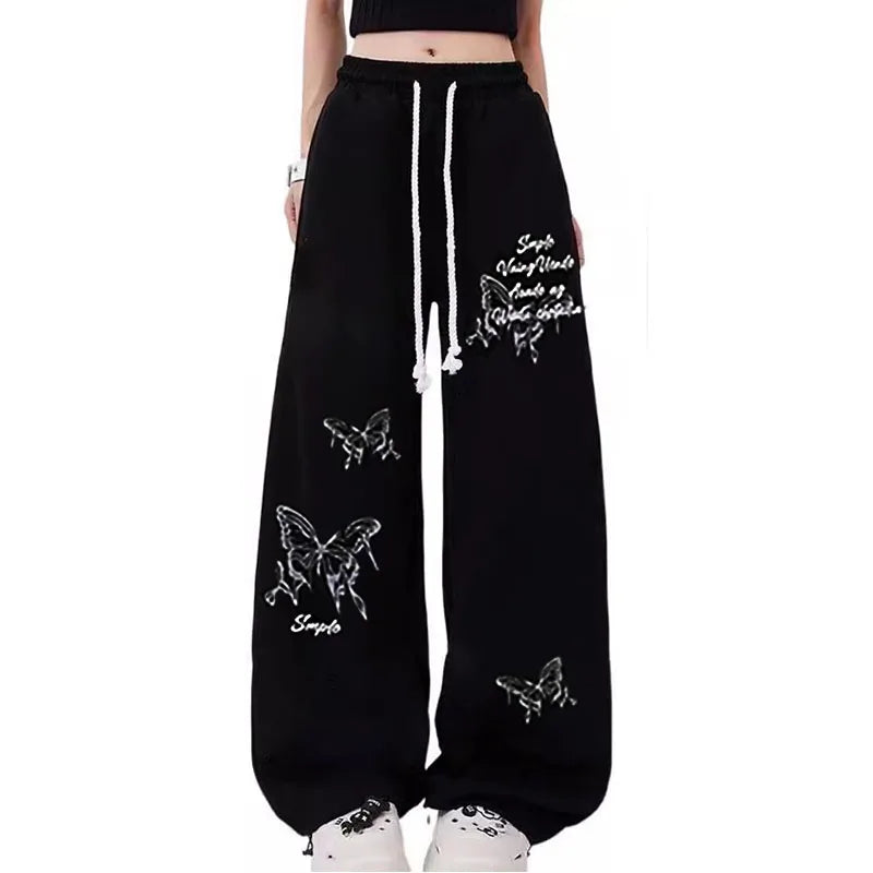 Women’s High-Waist Straight Pants  Slimming Wide-Leg Casual Work Pants